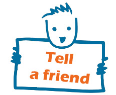 Plaatje van het Tell a friend icon